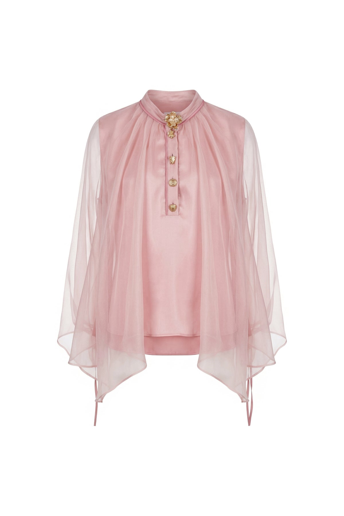 Rosa Vela Silk Organza Blouse