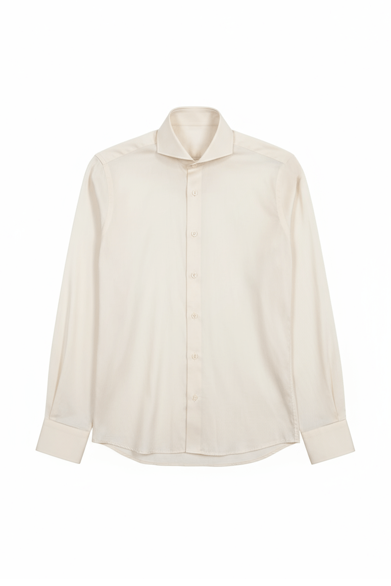 Ecru Cotton Shirt